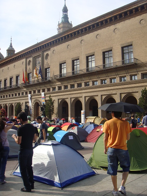 Acampada Zaragoza el 21 de mayo de 2011. #acampadazaragoza. 07