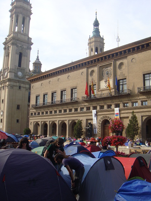Acampada Zaragoza el 21 de mayo de 2011. #acampadazaragoza. 11