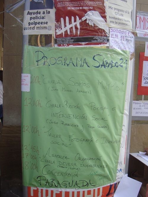 Acampada Zaragoza el 21 de mayo de 2011. #acampadazaragoza. 14