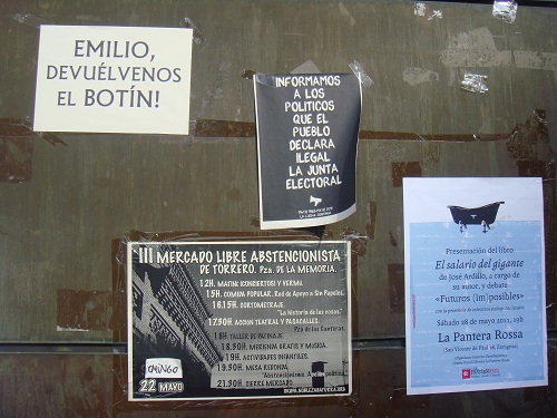 Acampada Zaragoza el 21 de mayo de 2011. #acampadazaragoza. 27