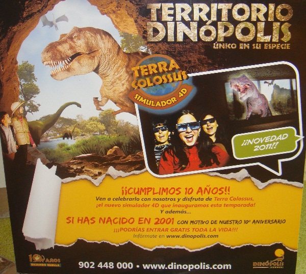 Dinosaurios. Exposición de dinosaurios procedentes de Dinopolis en Gran Casa de Zaragoza el 30 de junio de 2011. 01