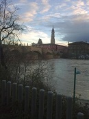 El Ebro en Zaragoza 12 febrero de 2013 1