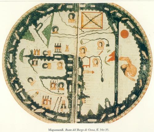 Beato del Burgo de Osma. Diseño medieval del Mundo.