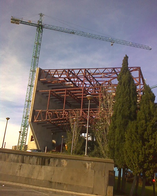 Caixaforum de Zaragoza. Estado de construcción el 11 de diciembre de 2012. 4