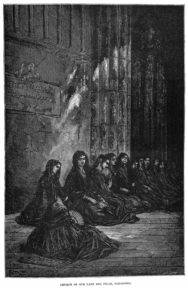 Gustave Dore en Aragon. Iglesia Nuestra Señora del Pilar. 03