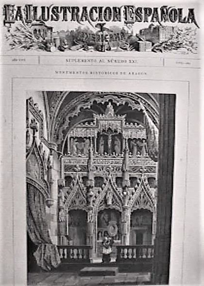 Ilustración sobre el Altar de Daroca. Zaragoza.