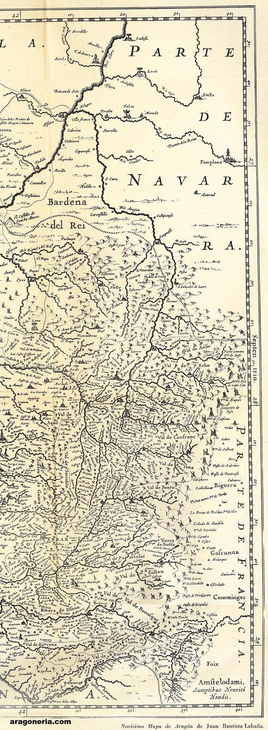 1630 Arragonia tabula Hondius parte 4 de 4