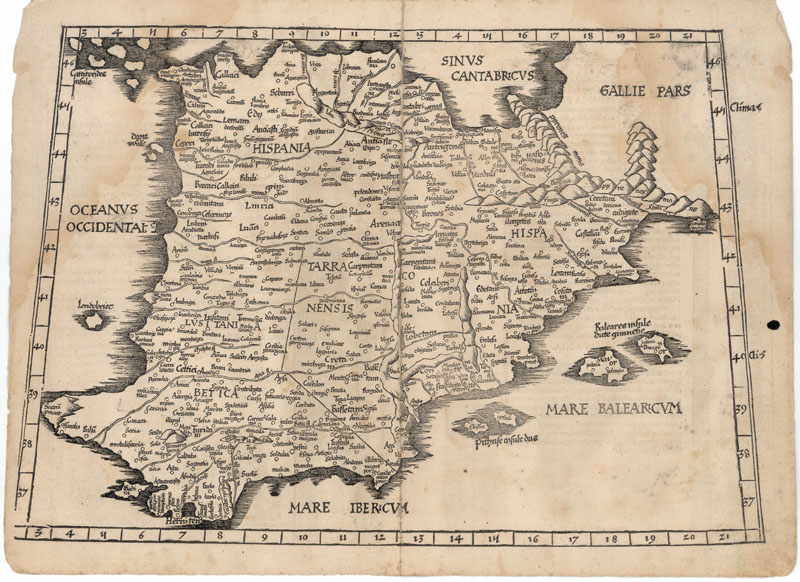 Tabula II europae. 1525 Tabula II europae. 1525