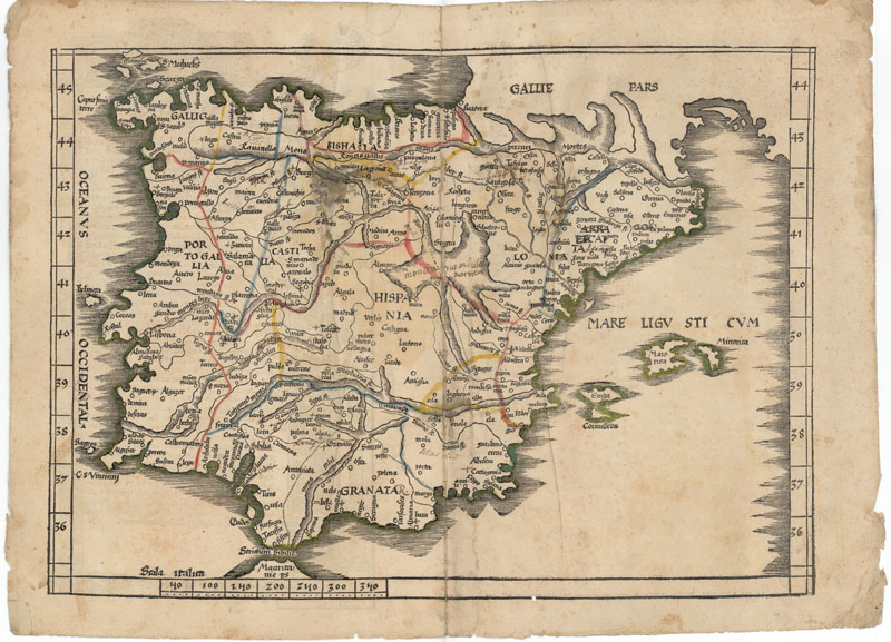 Tabula II moderna hispaniae. 1525 Tabula II moderna hispaniae. 1525