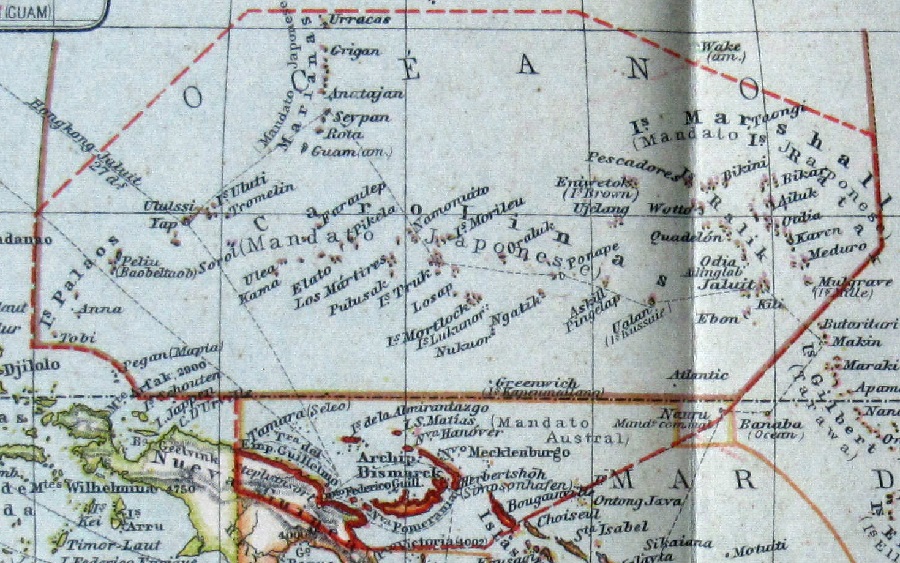 Atlas portátil de 1938 Justus Perthes