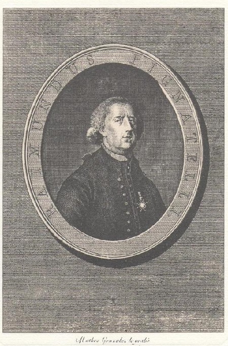 Lámina 0. Raimundus Pignatelli. Canal Imperial de Aragón. Memoria histórica.