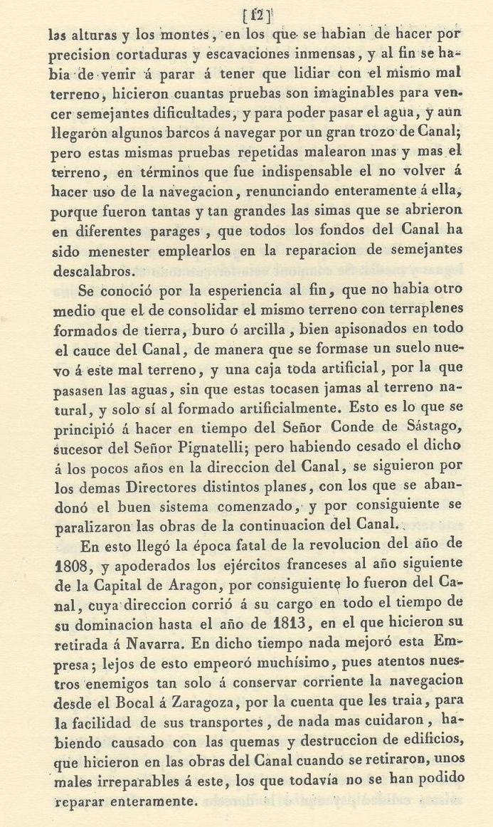 Página 12. Canal Imperial de Aragón. Memoria histórica.