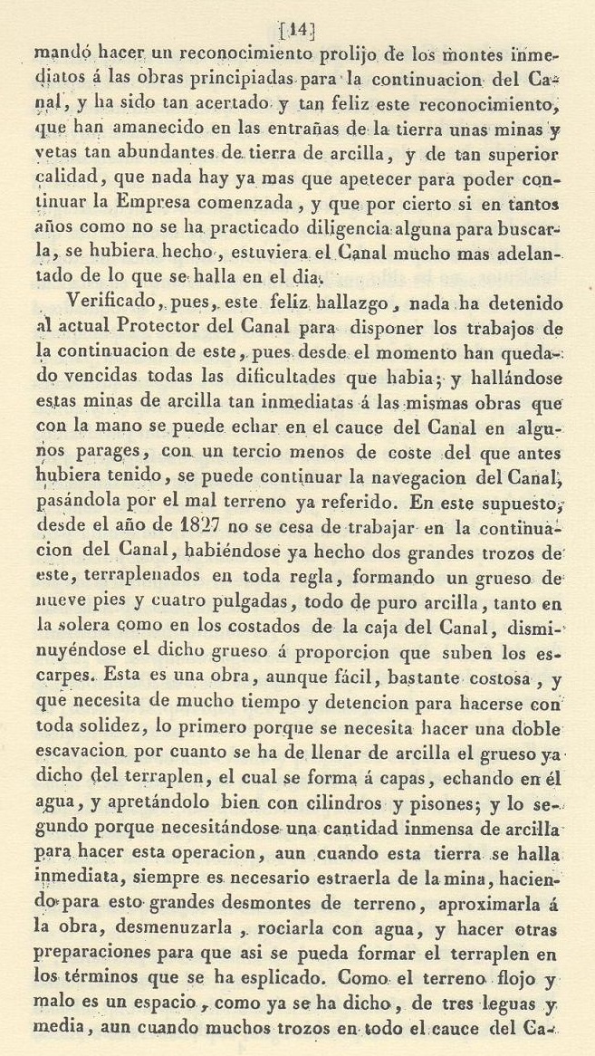 Página 14. Canal Imperial de Aragón. Memoria histórica.