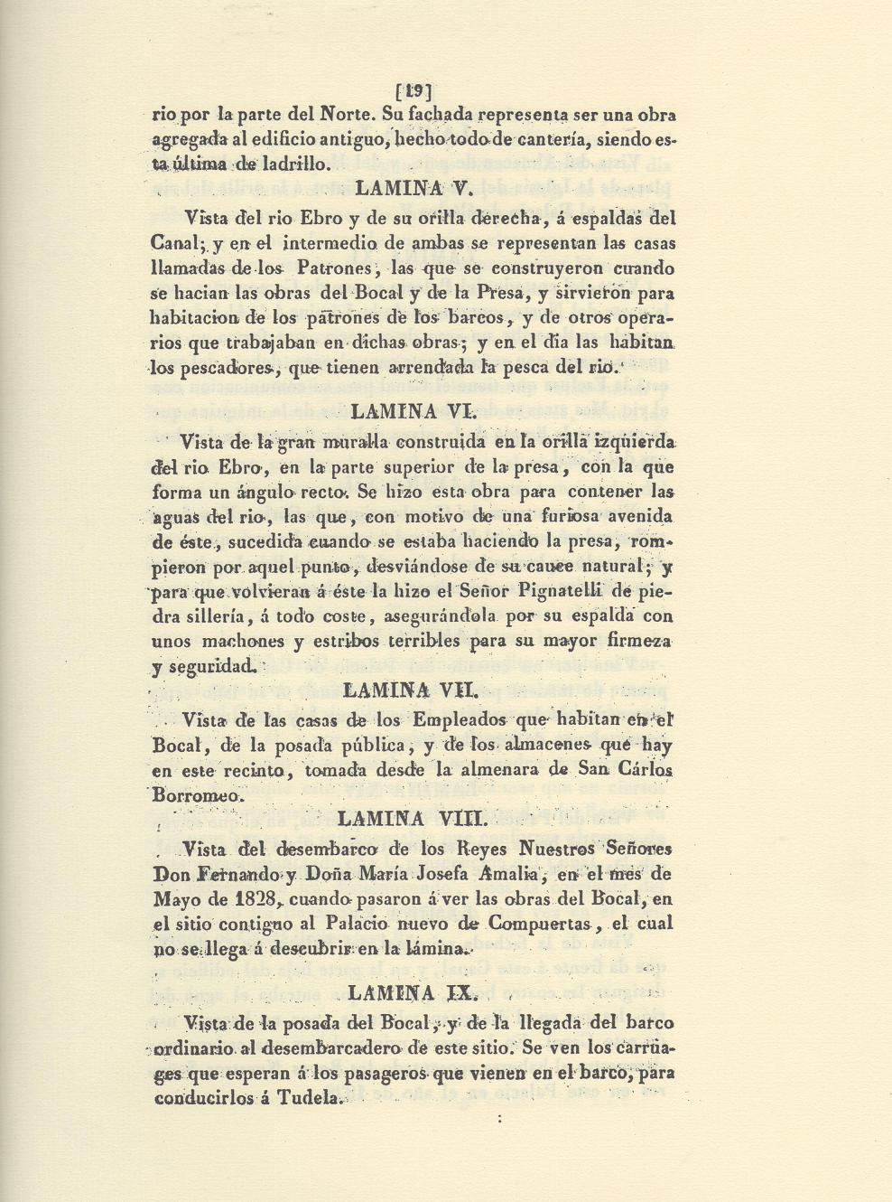 Página 19. Canal Imperial de Aragón. Memoria histórica.