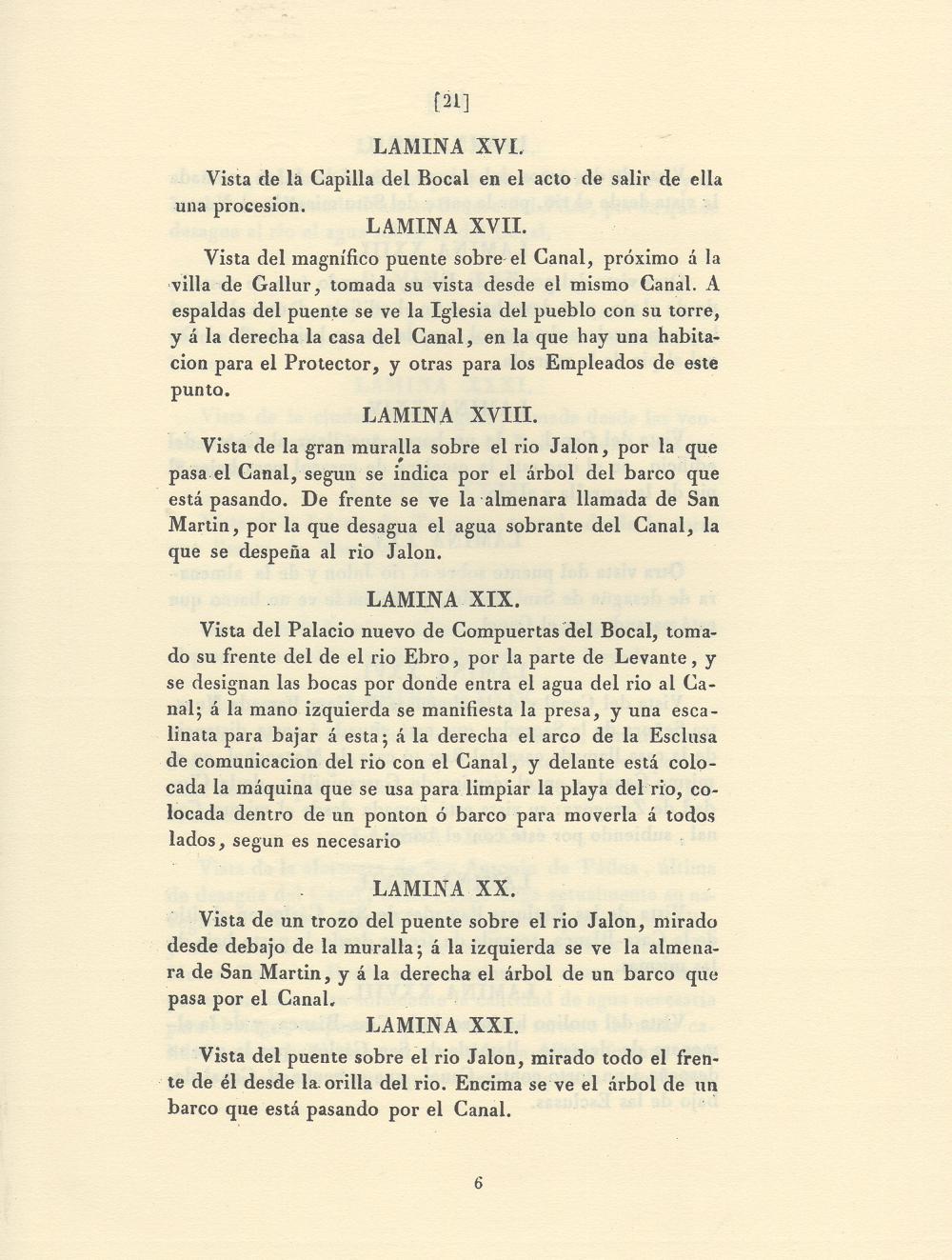 Página 21. Canal Imperial de Aragón. Memoria histórica.