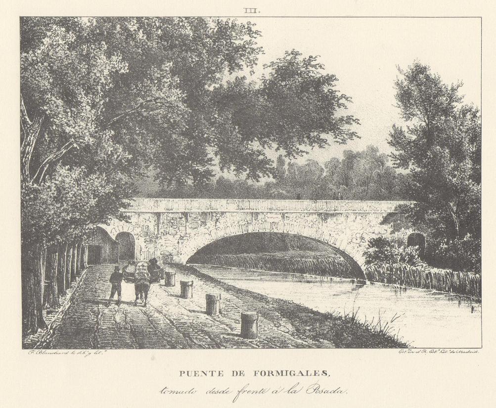 Lámina III. Canal Imperial de Aragón. Puente de Formigales. Memoria histórica.