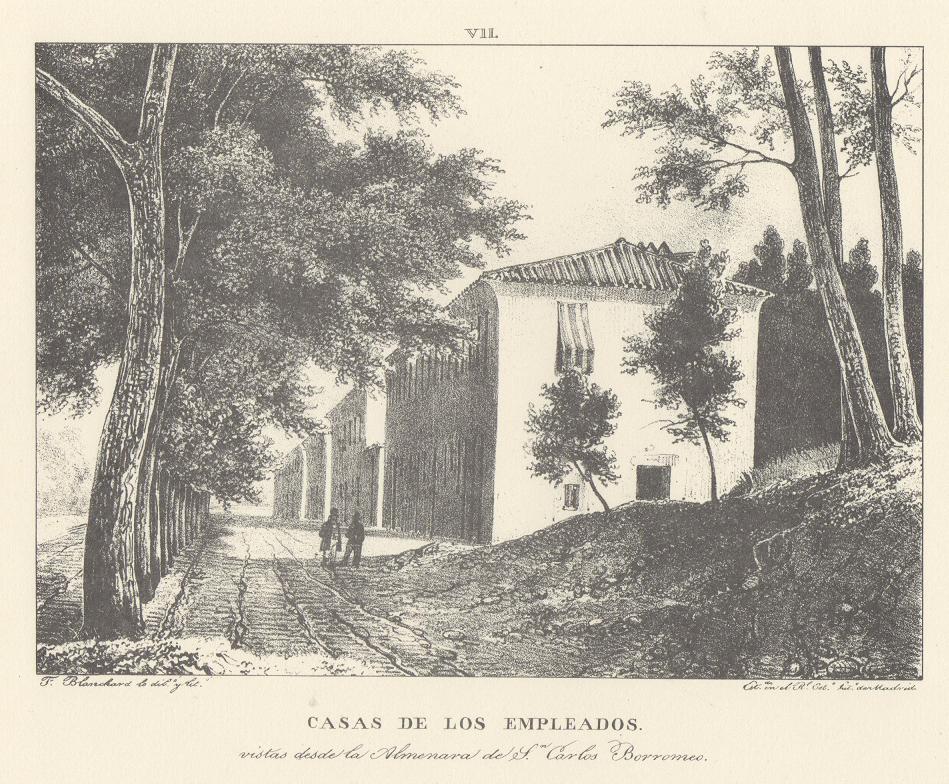 Lámina VII. Canal Imperial de Aragón. Casa de los empleados. Memoria histórica.