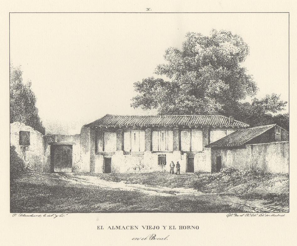 Lámina X. Canal Imperial de Aragón. El almacen viejo y el horno. Memoria histórica.