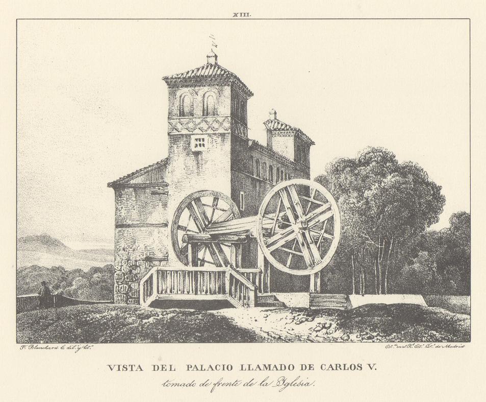 Lámina XIII. Canal Imperial de Aragón. Vista del Palacio llamado de Carlos V. Memoria histórica.