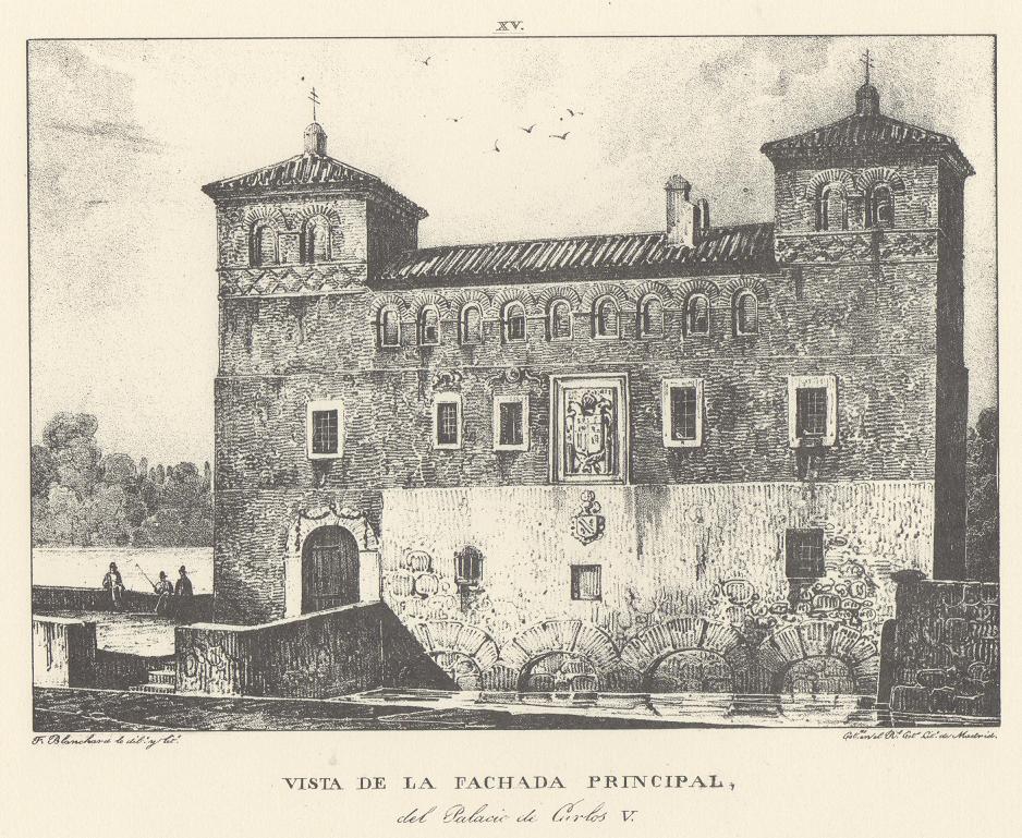 Lámina XV. Canal Imperial de Aragón. Vista de la fachada principal. Memoria histórica.
