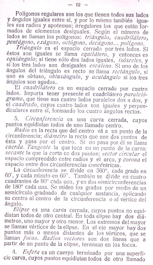 Geografía General y de Europa. Blas Valero y Castell. Página 12.