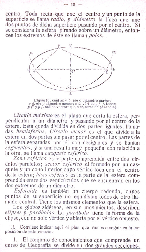 Geografía General y de Europa. Blas Valero y Castell. Página 13.