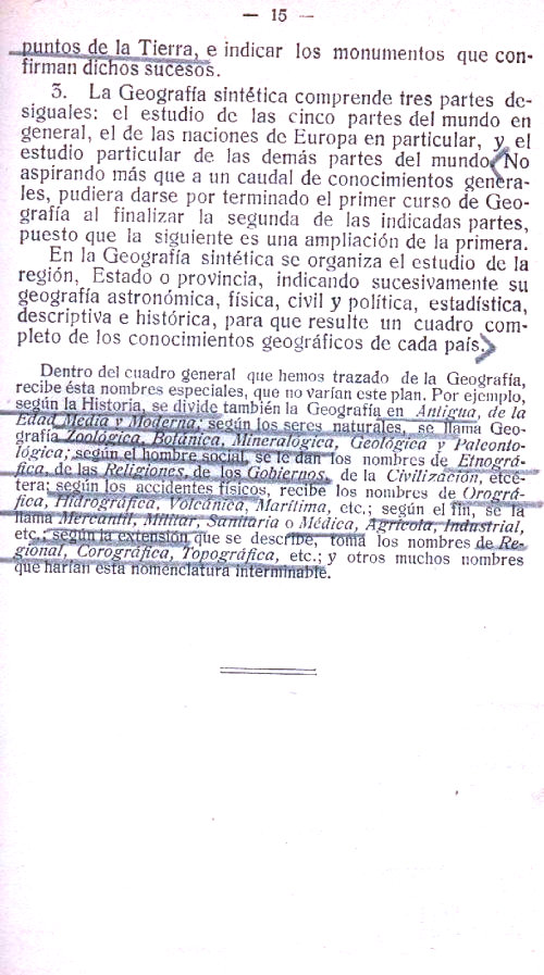 Geografía General y de Europa. Blas Valero y Castell. Página 15.