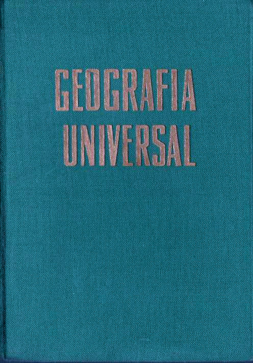 Geografía Universal. De Gasso hermanos editores. Barcelona 1961. Portada del Libro