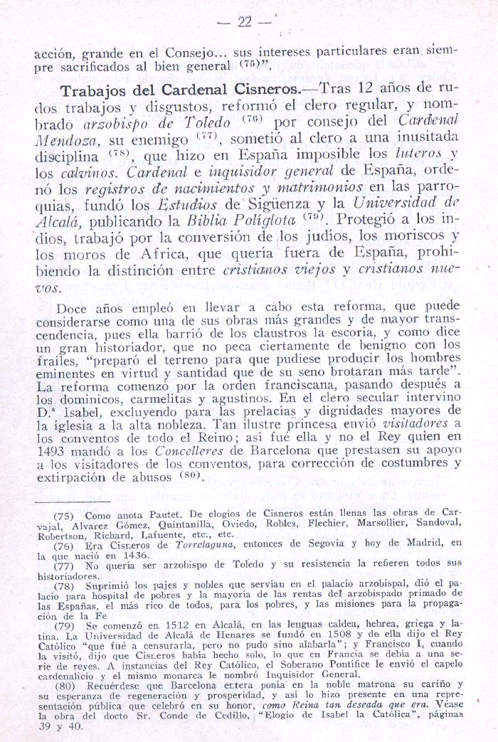 Historia Moderna y Contemporánea de España por Juan Fernandez Amador de los Ríos. Página 22