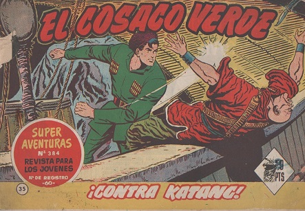El Cosaco Verde número 35. Contra Katang.