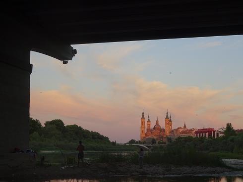 Paseo por Zaragoza Capital. 12 de agosto de 2017. El Pilar desde Puente Almozara. 24